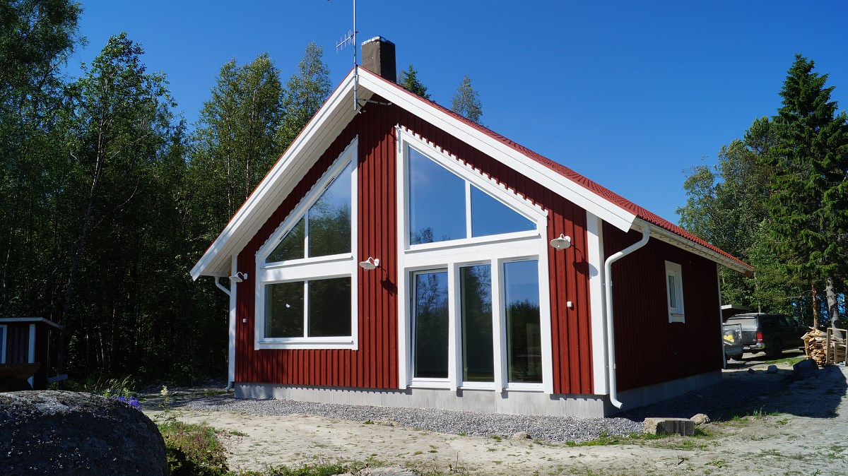 Sörböle/ timber frame house (prefabrication of the frame construction and assembly)