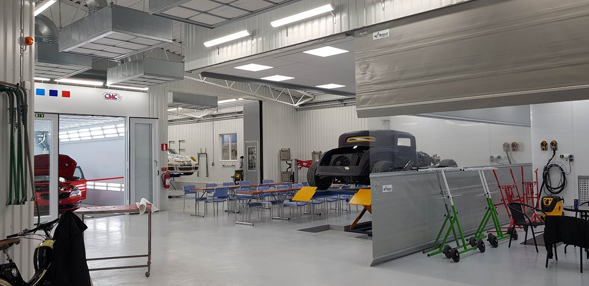 SyaLack/modernisation of a car paint shop and the construction of office and social rooms